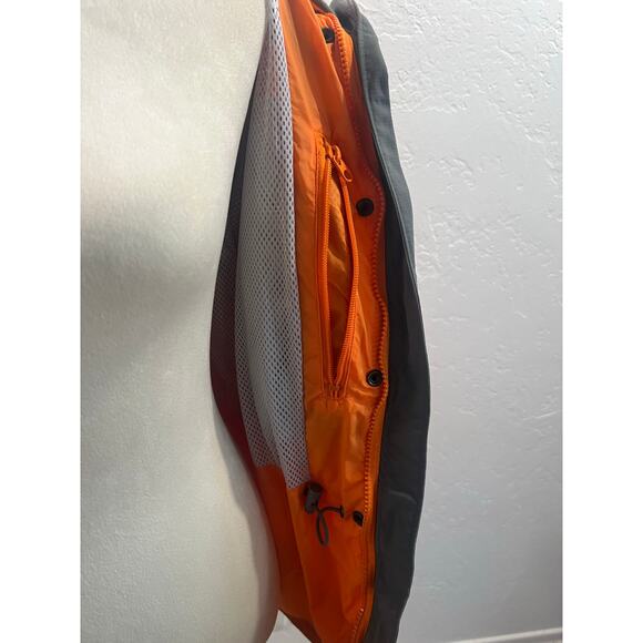 Columbia Omni-Tech Women’s Interchange Jacket XL Orange Gray Waterproof - Picture 9 of 13
